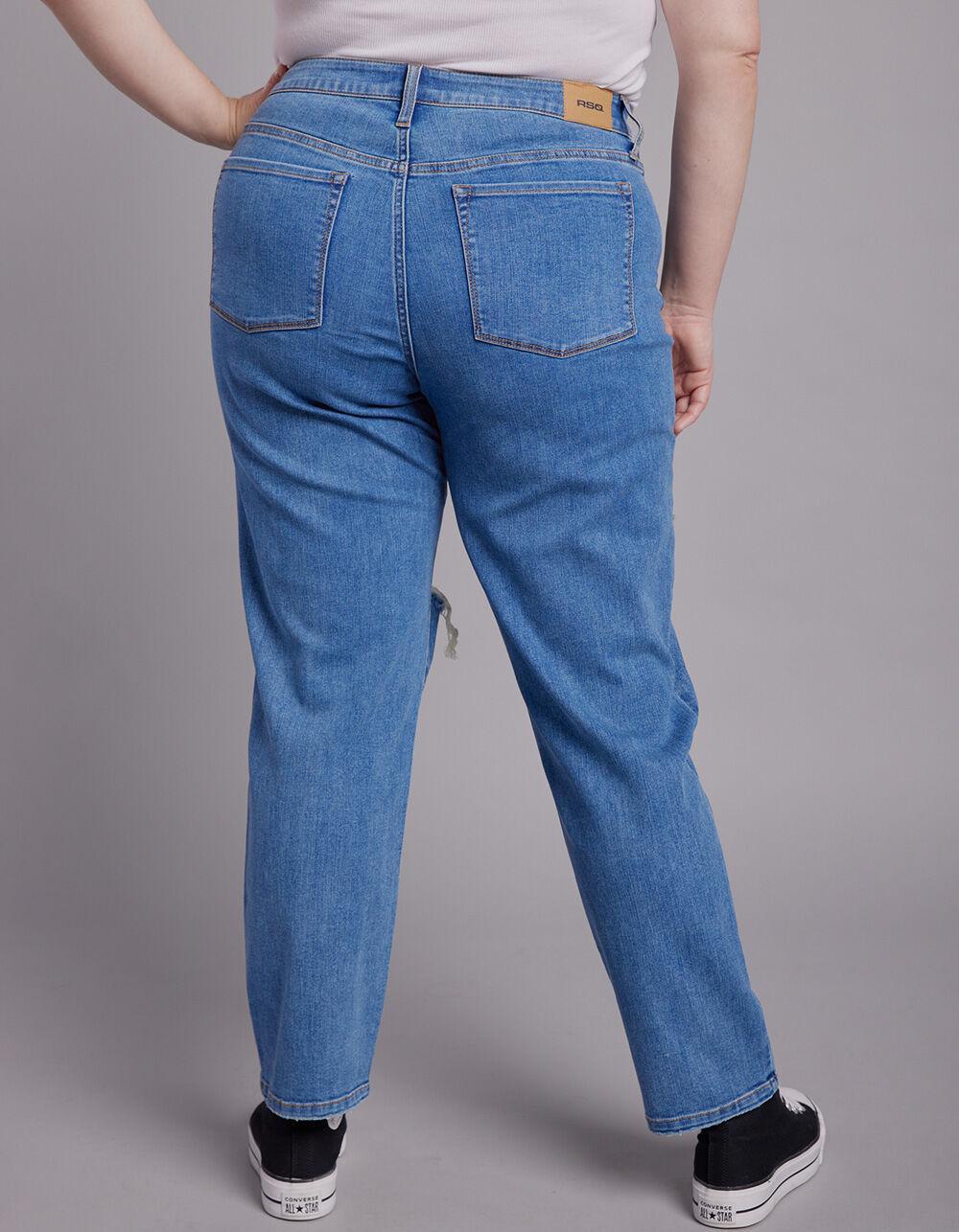 RSQ Womens Vintage Mom Jeans - LIGHT WASH Product Image