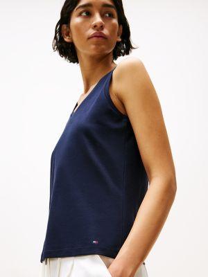Drapey V-Neck Tank Top Product Image