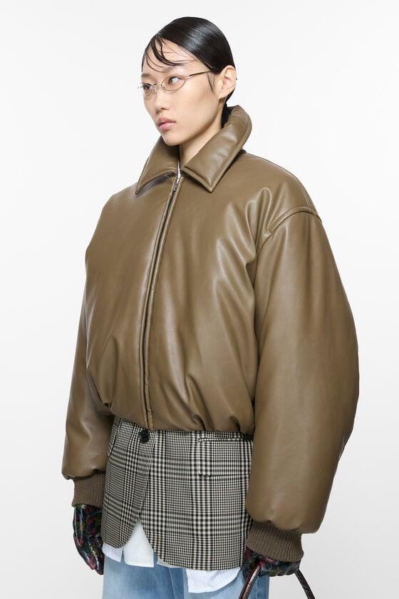 Coated bomber jacket Product Image