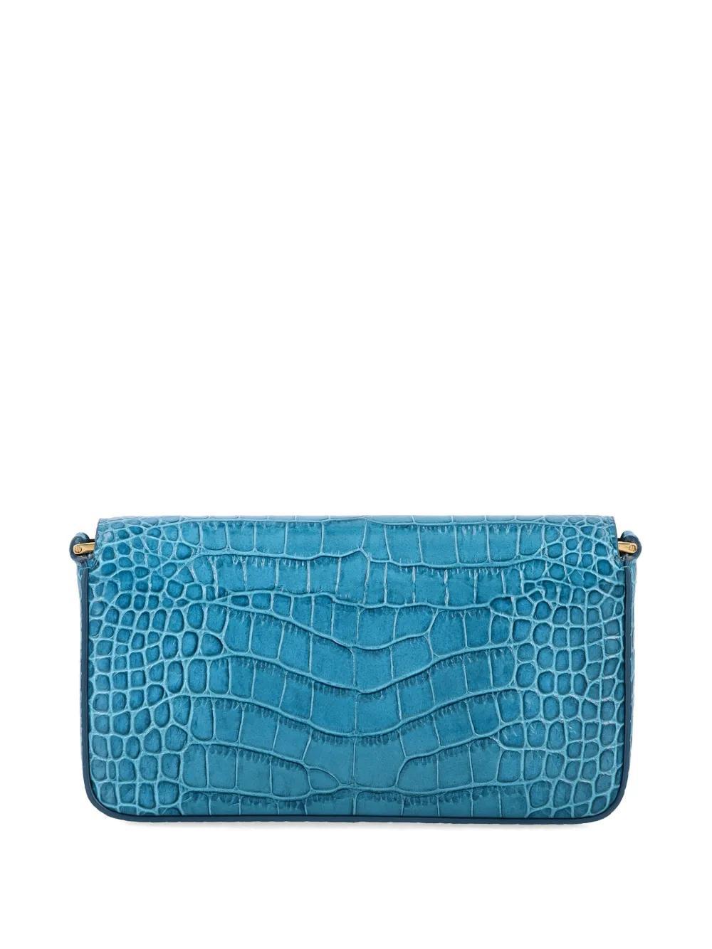 TOM FORD Mini Wallis Clutch Bag In Blue Product Image