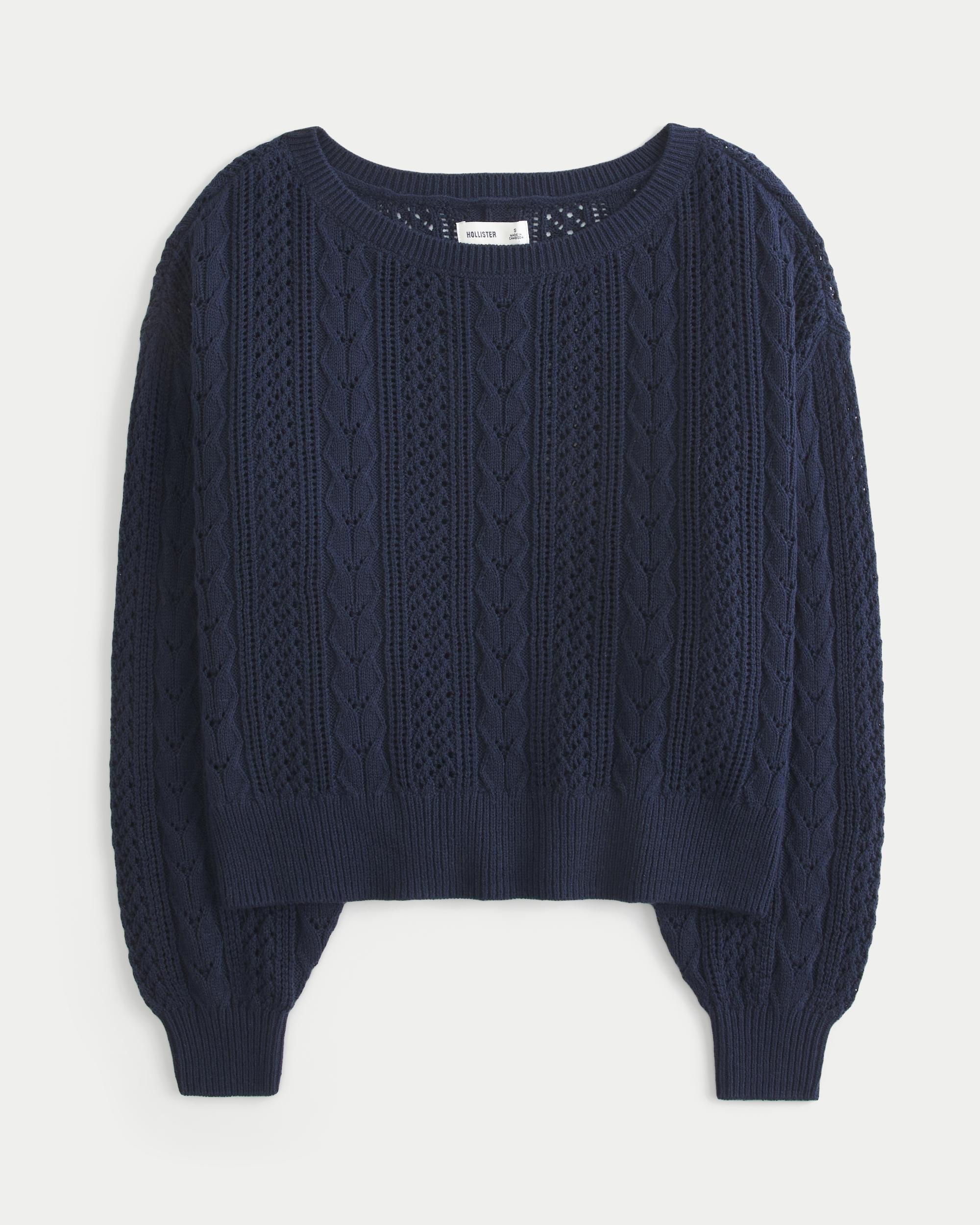 Cable-Knit Sweater Product Image