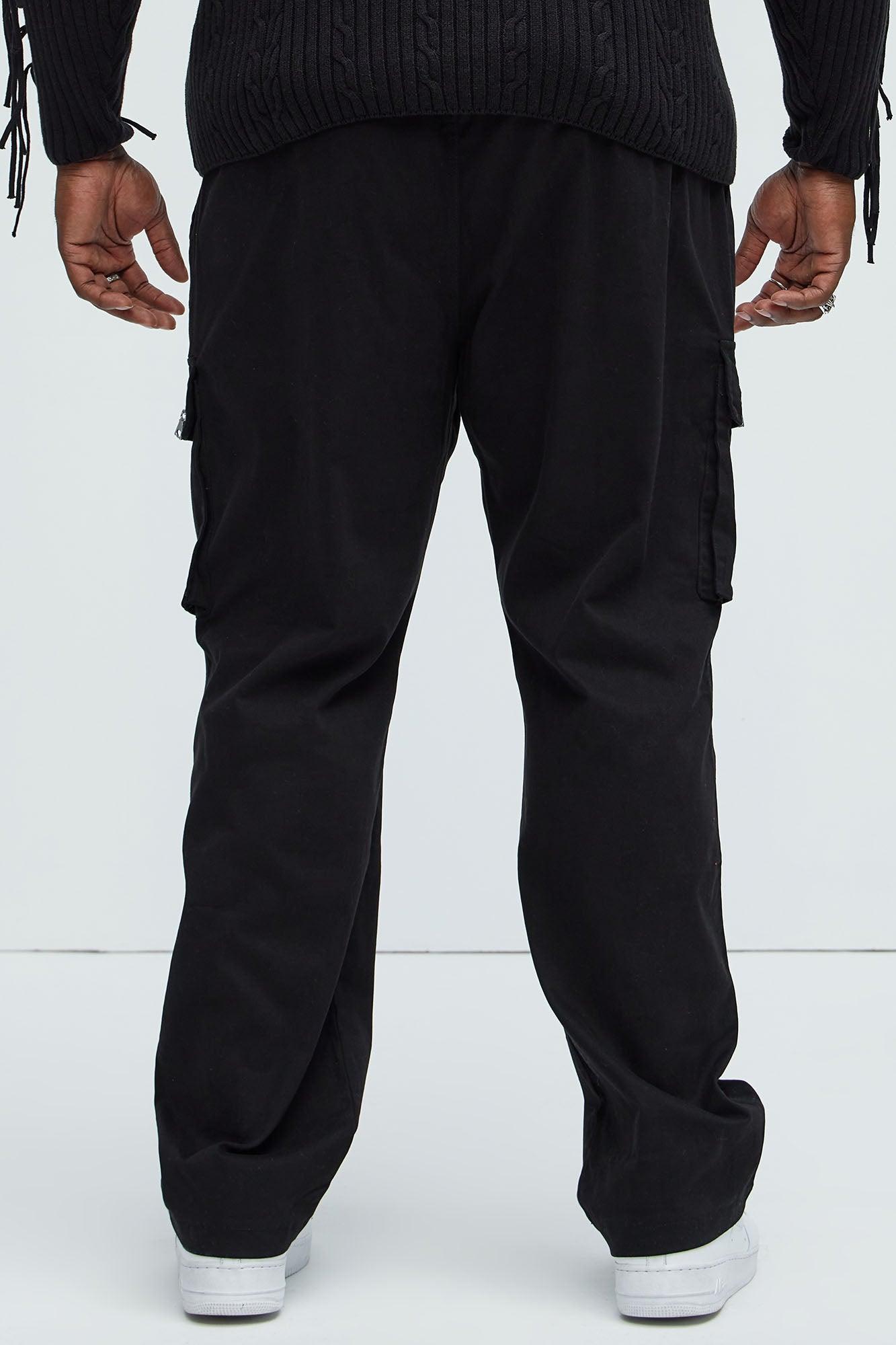 Walk it Slim Cargo Pants - Black Product Image