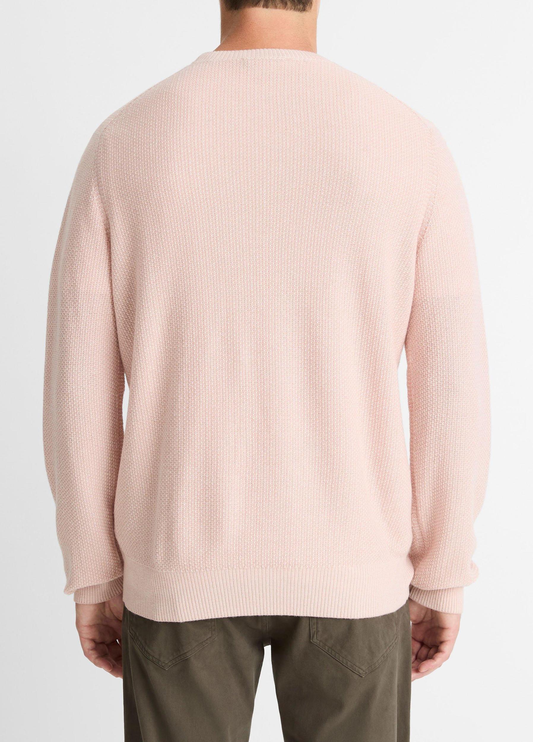 Geo-Jacquard Wool-Blend Crew Neck Sweater Product Image