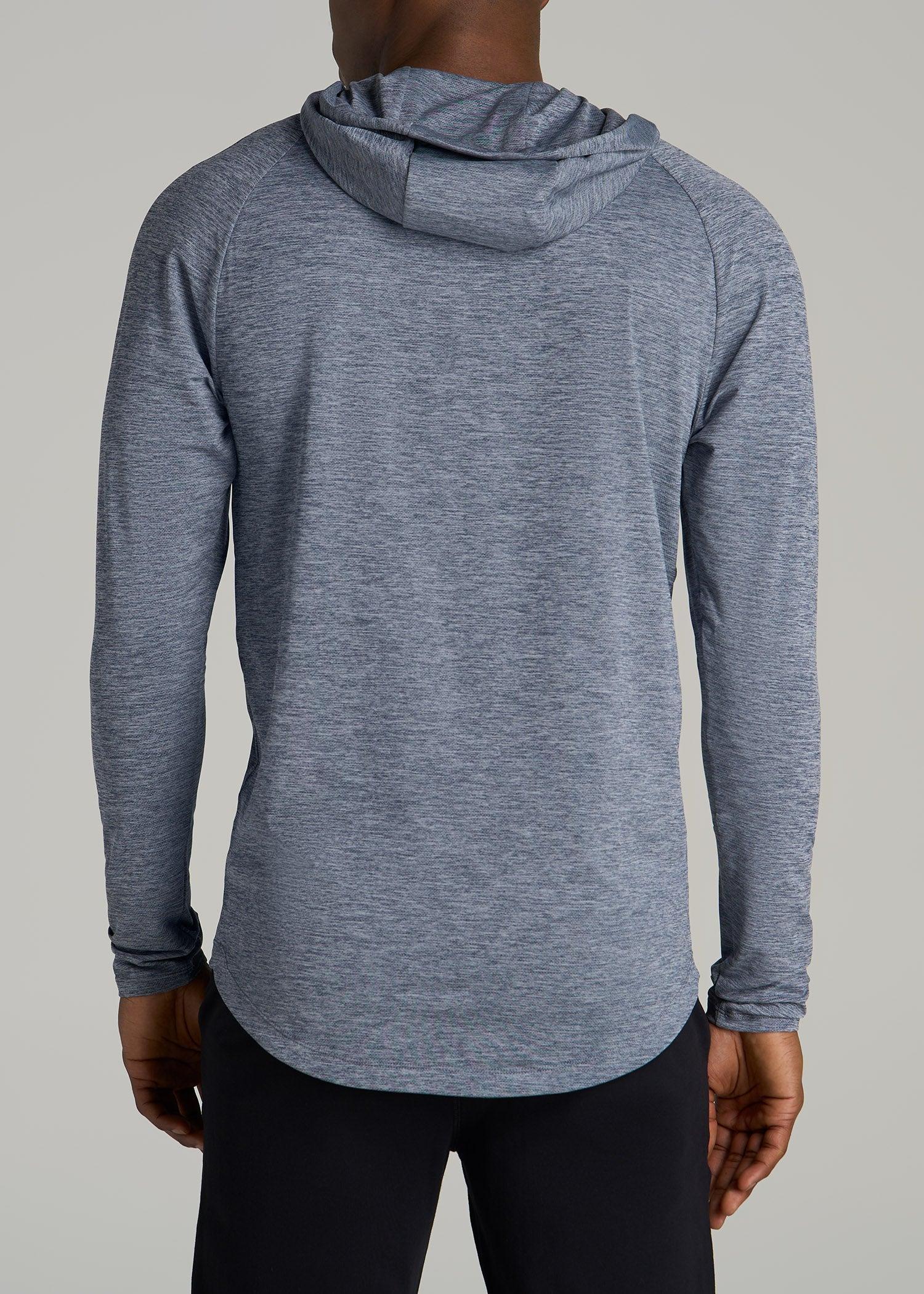 A.T. Performance Training Hoodie for Tall Men in Navy Space Dye Male Product Image