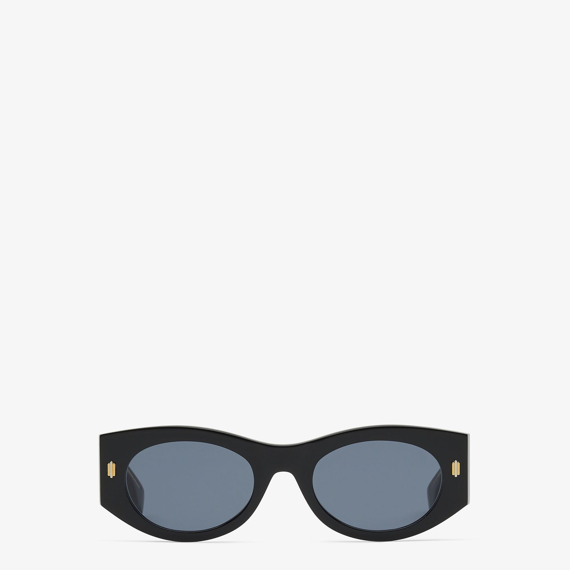 Fendi RomaBlack acetate sunglasses Product Image