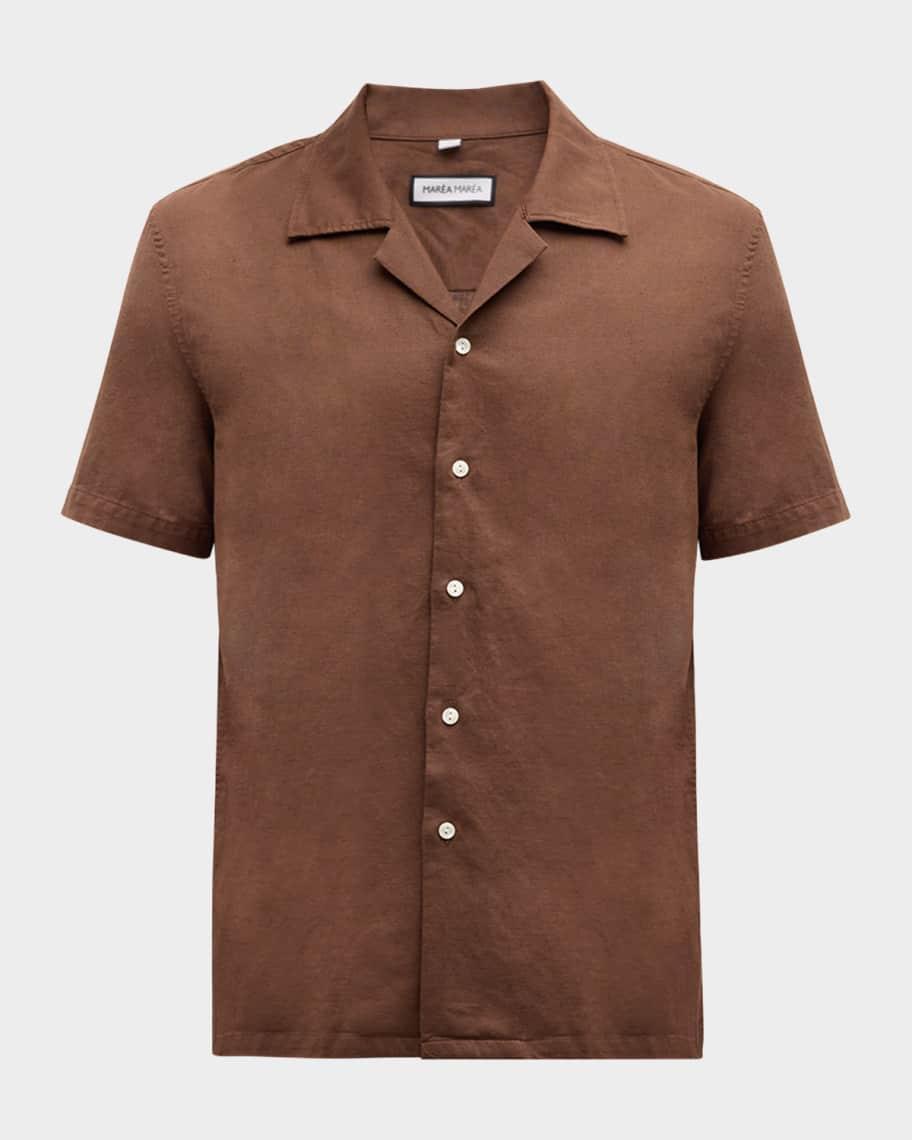 Men's Linen-Cotton Camp Shirt Product Image