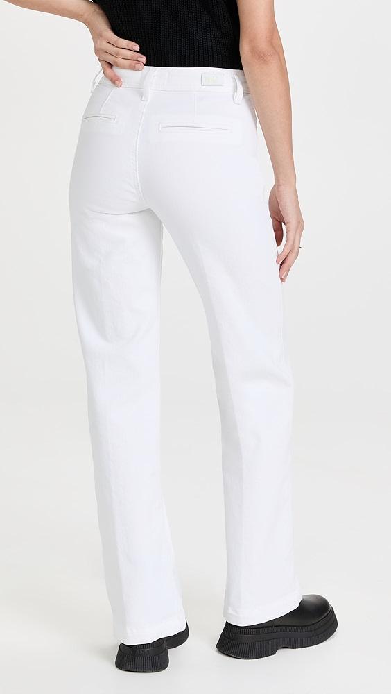 PAIGE Leenah Crisp White Pants | Shopbop Product Image