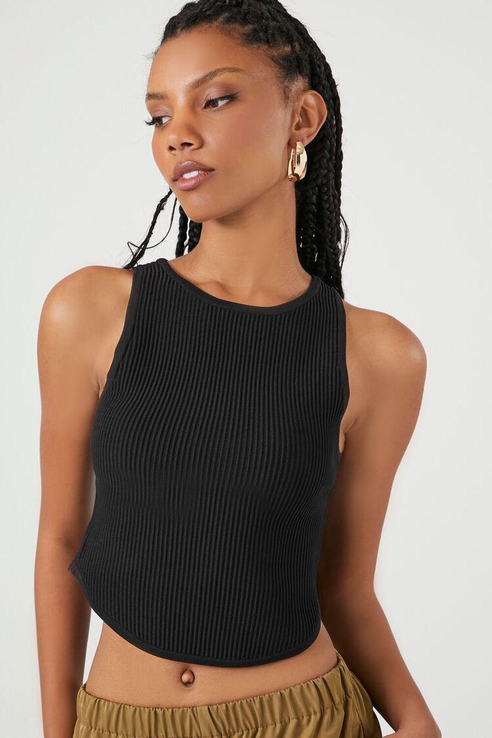 Sweater-Knit Cropped Tank Top | Forever 21 Product Image