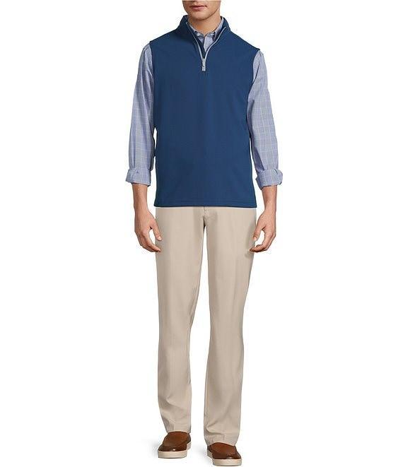 Roundtree & Yorke Big & Tall Performance Solid Quarter-Zip Vest Product Image