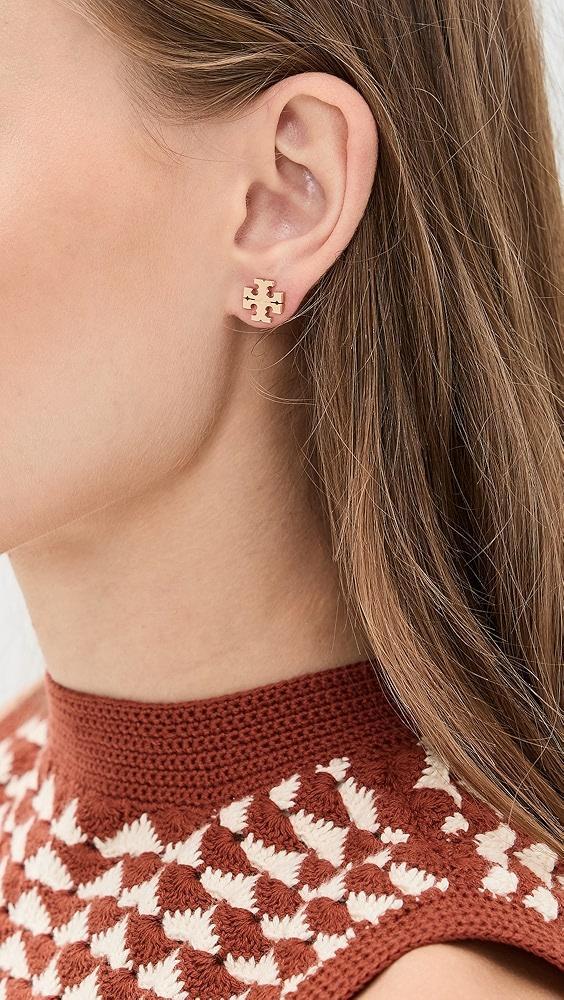 Tory Burch Logo Stud Earrings | Shopbop Product Image