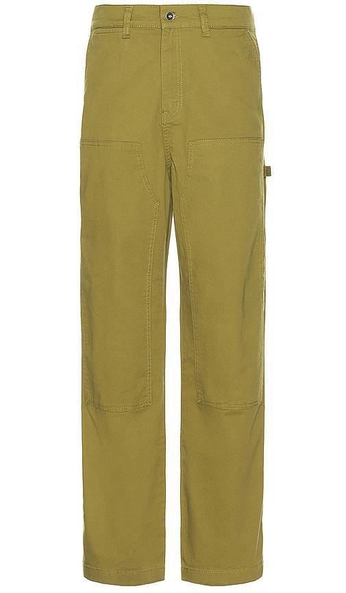 SATURDAYS NYC Morris Canvas Carpenter Pant Green. (also in ). Product Image