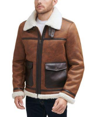 Levis Mens Faux Shearling Shortie Rancher Jacket Product Image