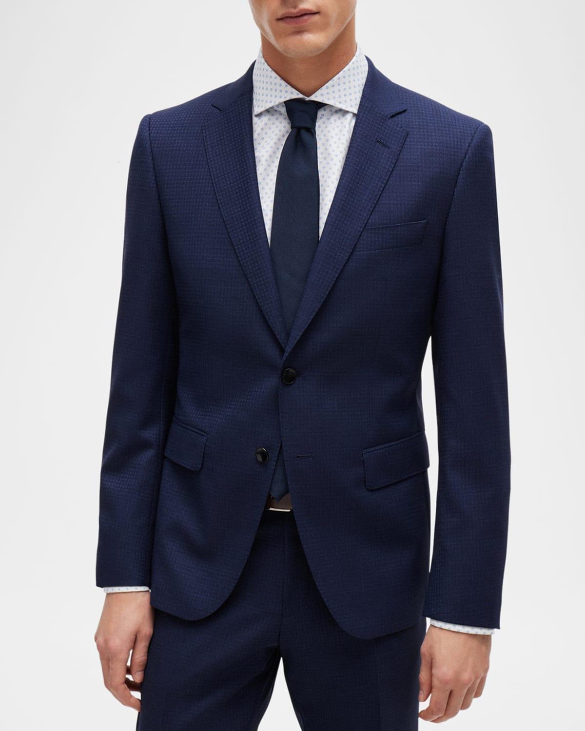 Mens Wool Slim Fit Two-Piece Suit Product Image