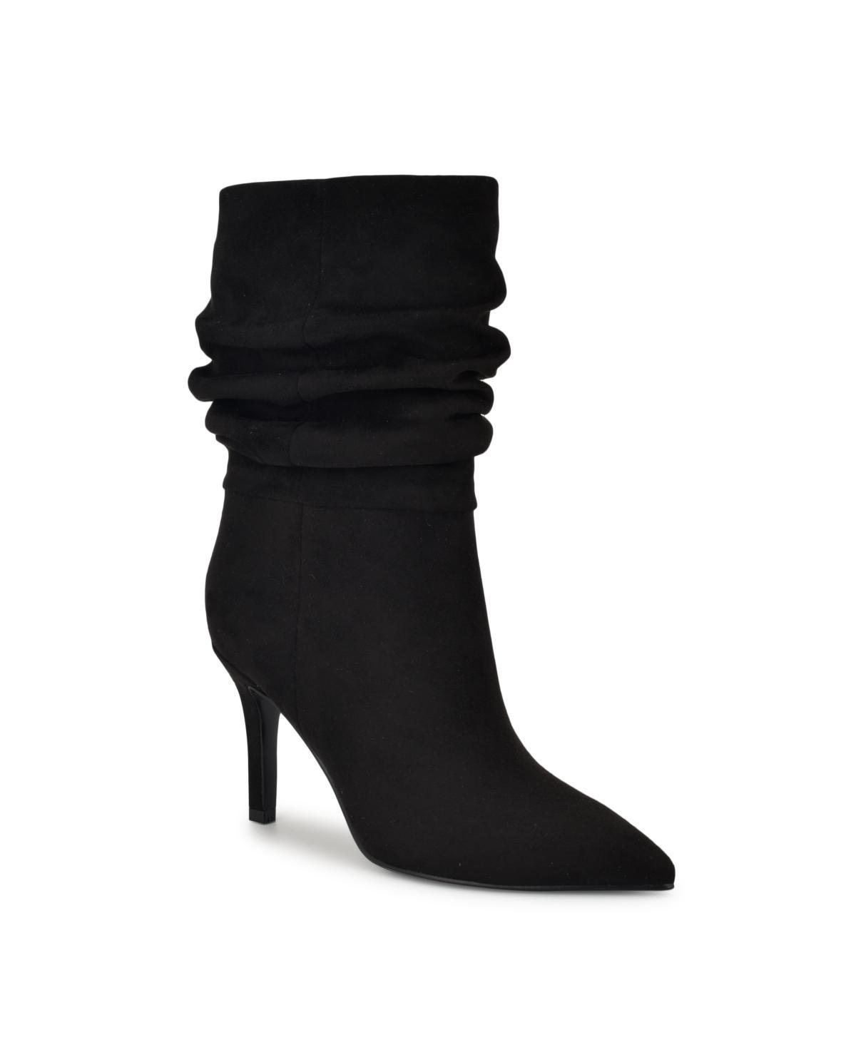 Nine West Slouch Womens Pointy Toe Stiletto Heel Dress Booties Product Image