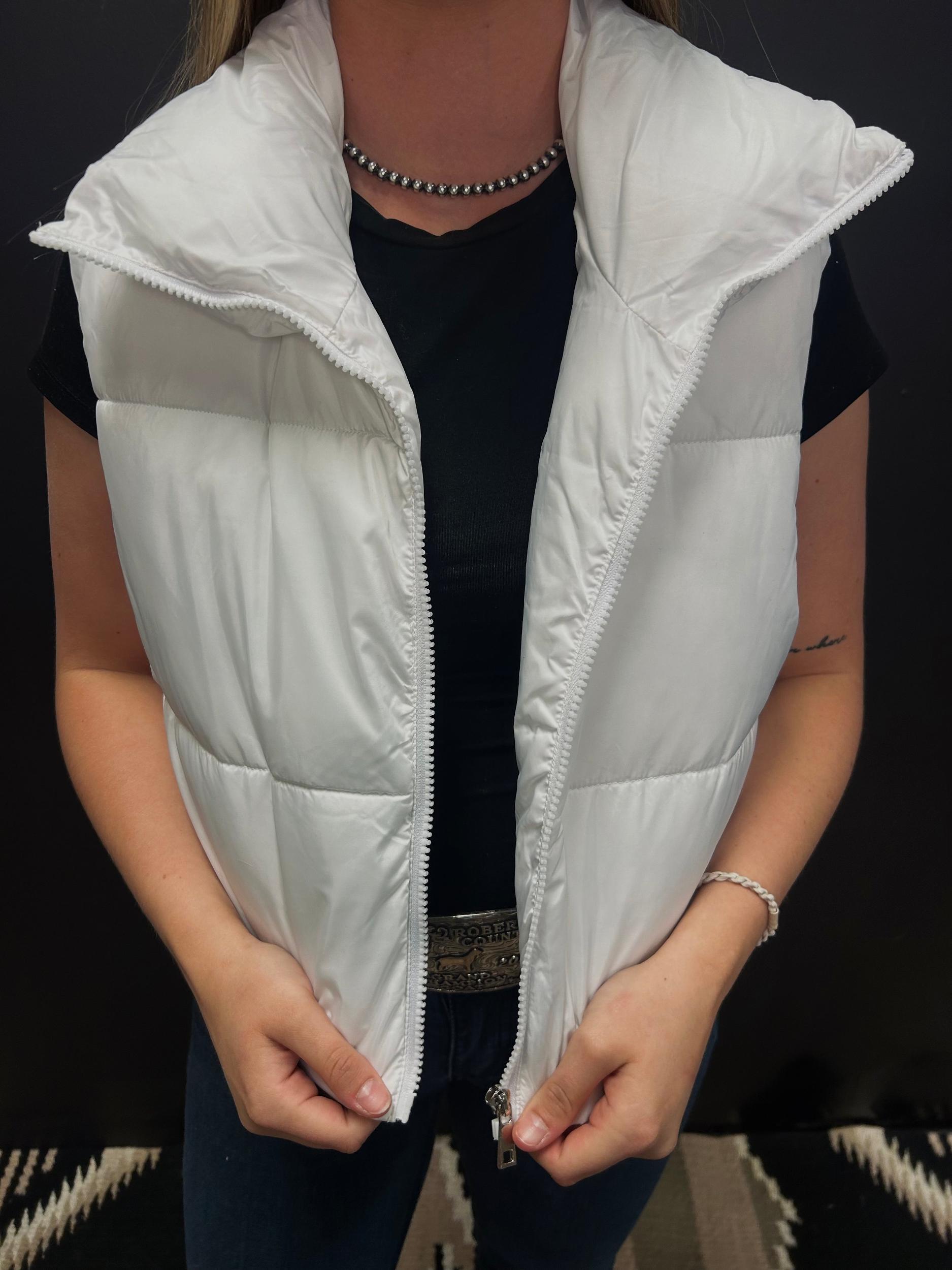 Puffer Cropped Vest* Product Image