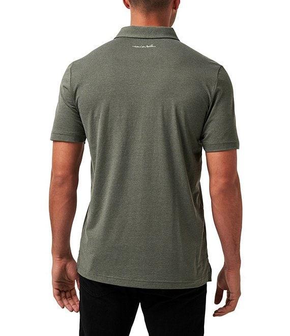 TravisMathew Performance Stretch Forest Canyon Short Sleeve Polo Shirt Product Image