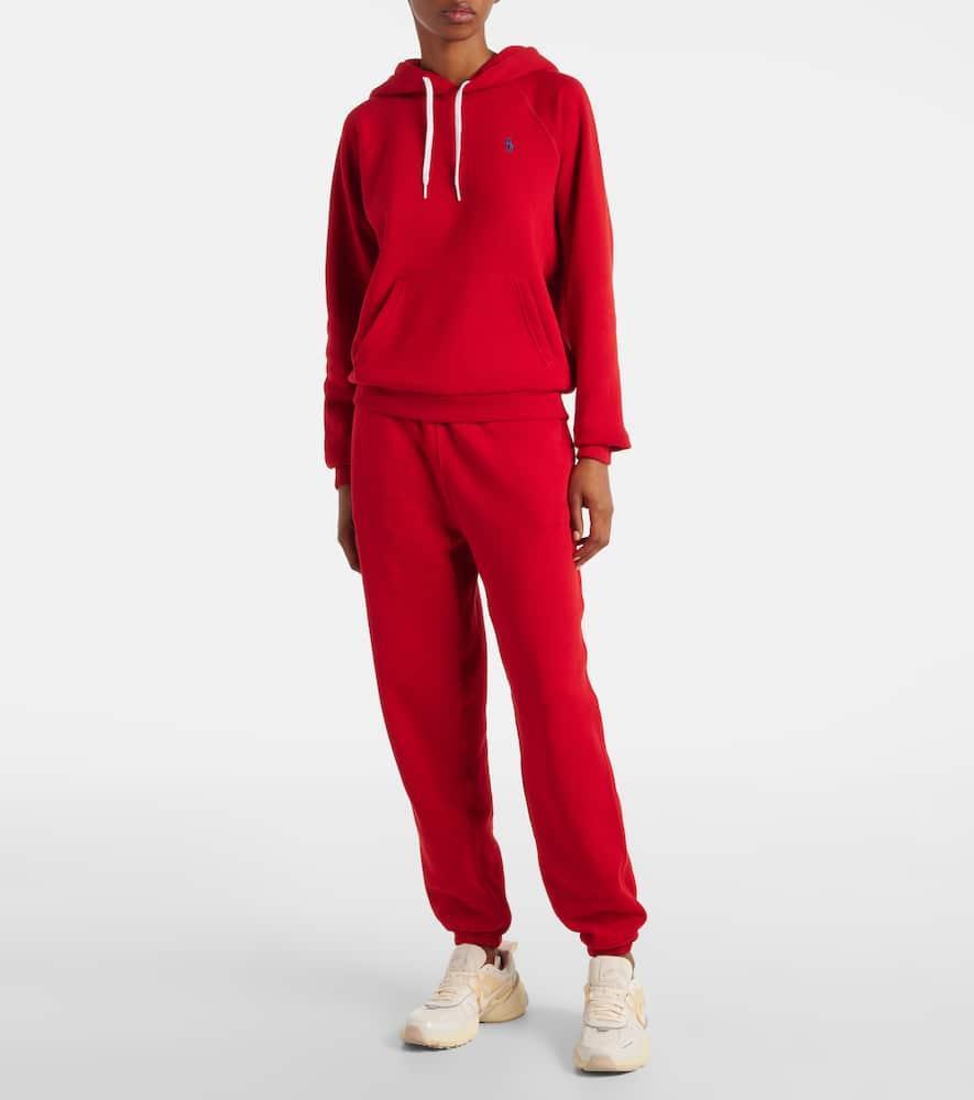 POLO RALPH LAUREN Fleece Athletic Trousers In Red Product Image