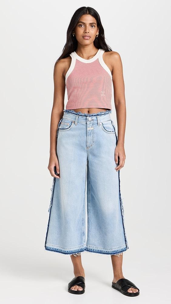 Closed Cropped Racer Tank Top | Shopbop Product Image