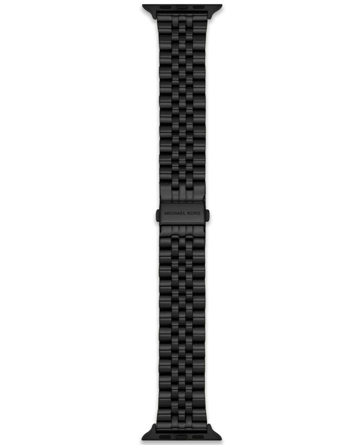 Michael Kors Mens Black Stainless Steel Band for Apple Watch Product Image