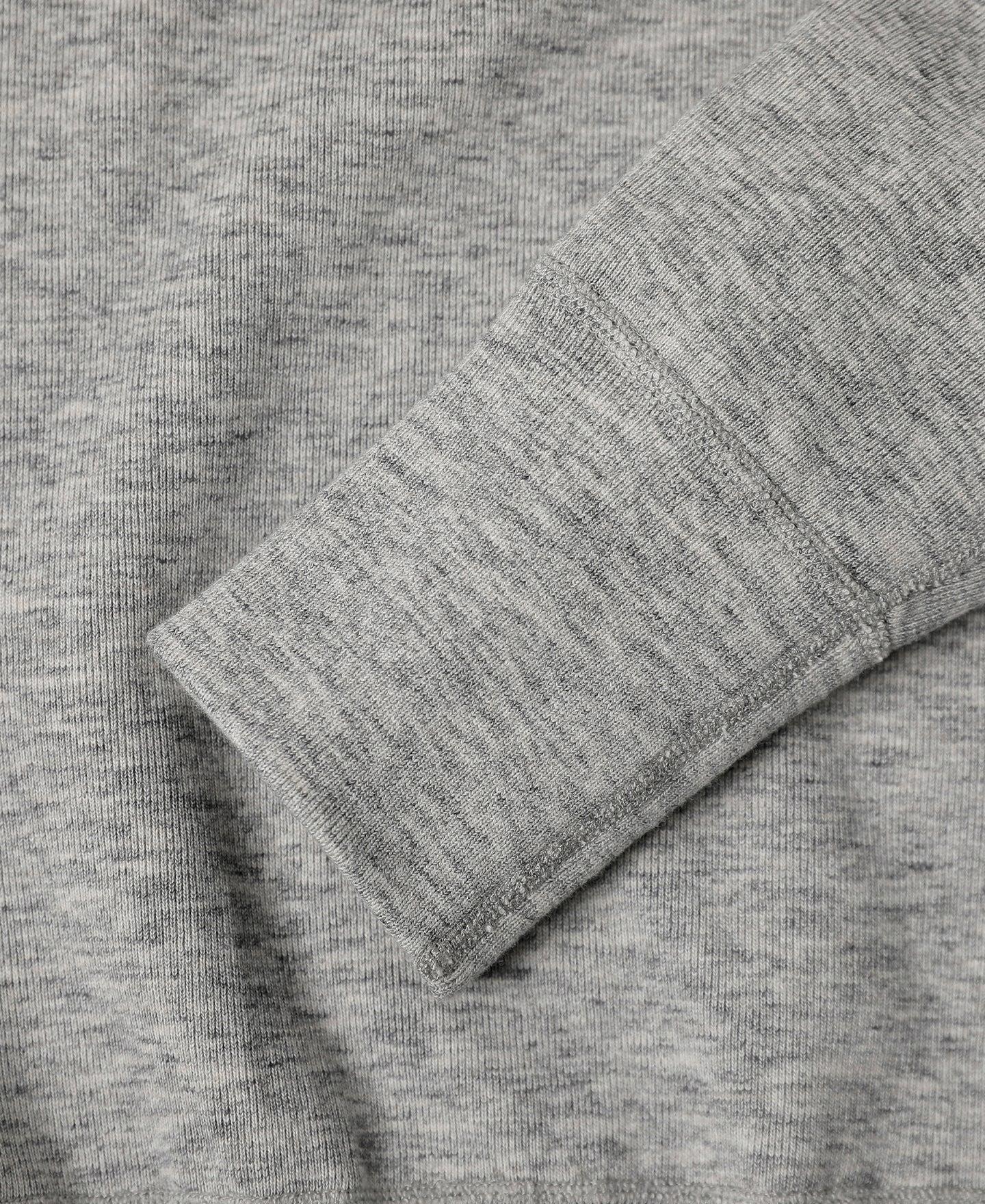 14 oz Side Closing Henley Shirt - Gray Product Image