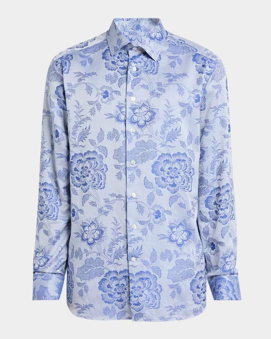 Men's Floral Sport Shirt Product Image