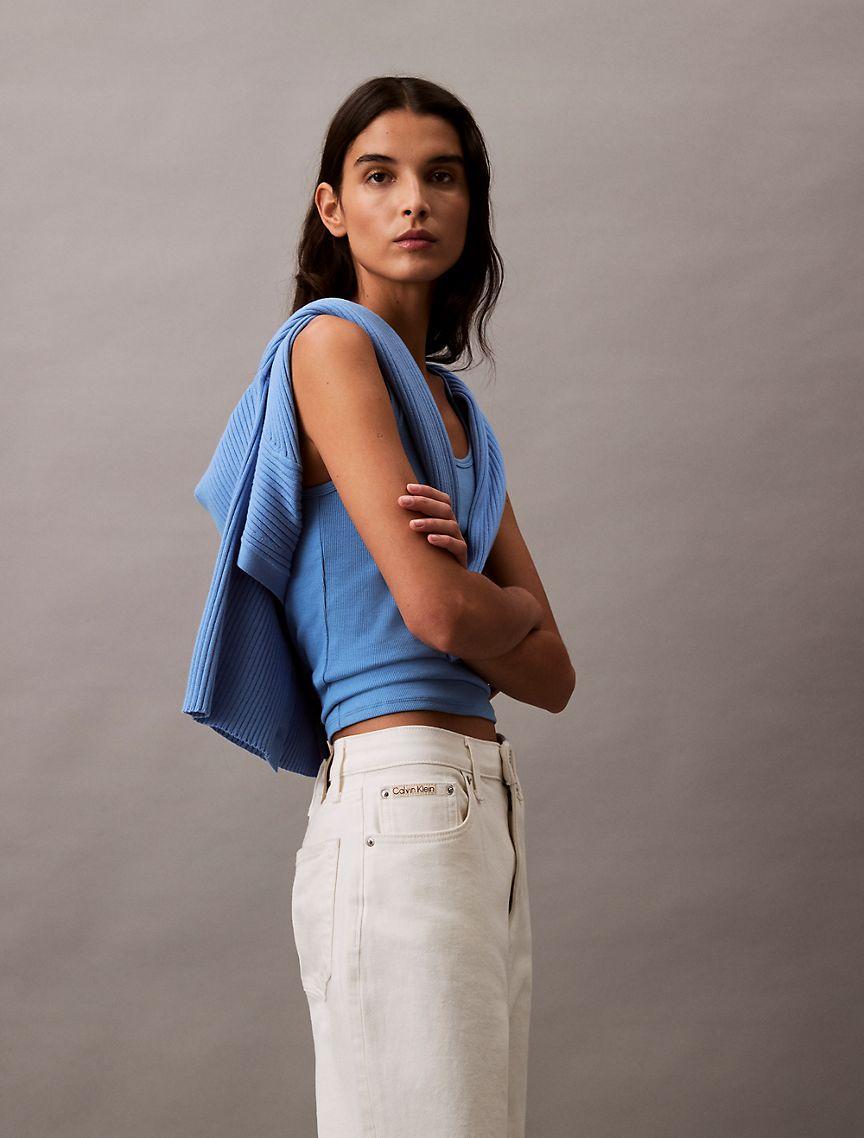 Cotton Contour Rib Tank Product Image