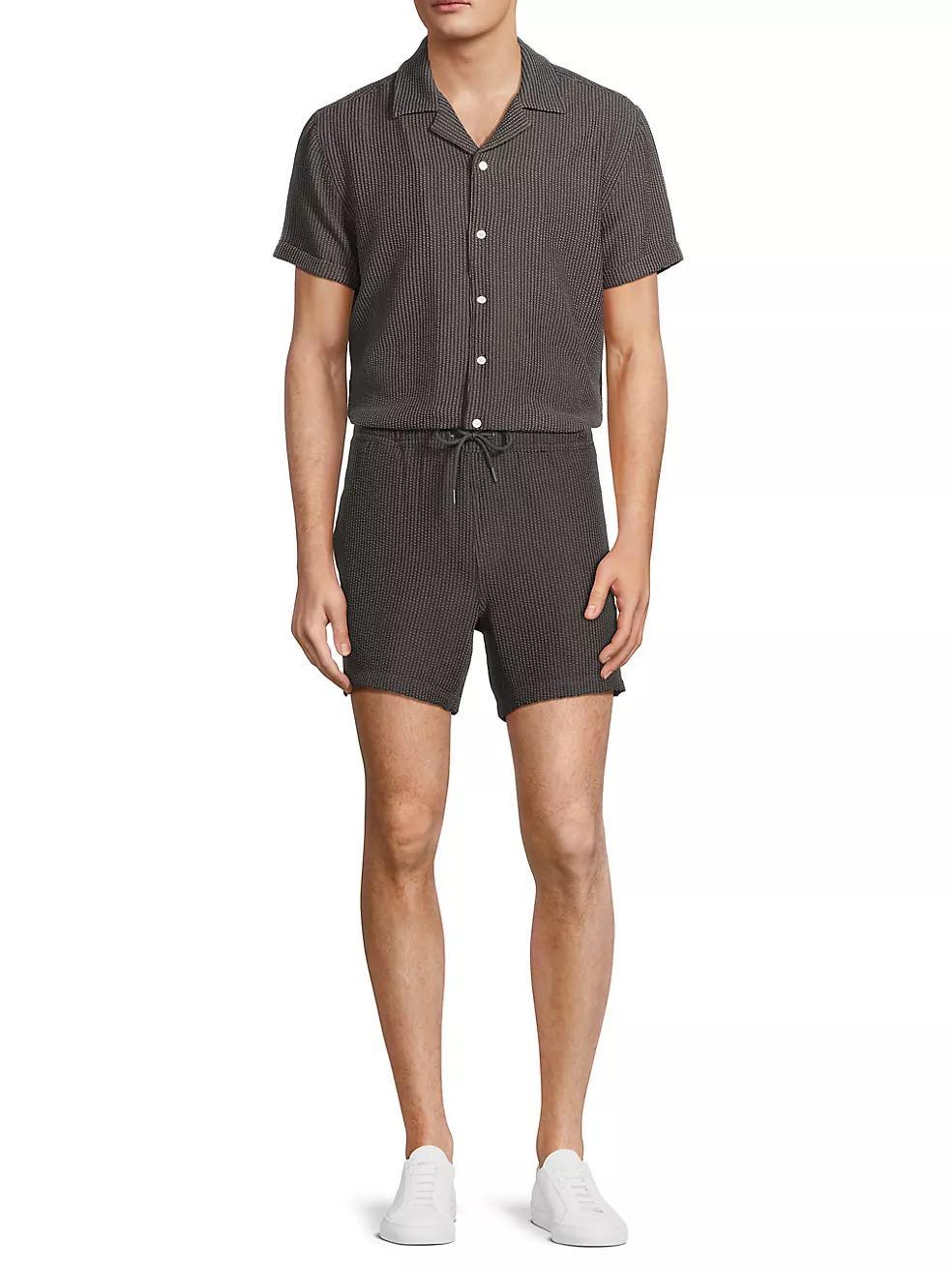 La Brea Seersucker Swim Shorts Product Image