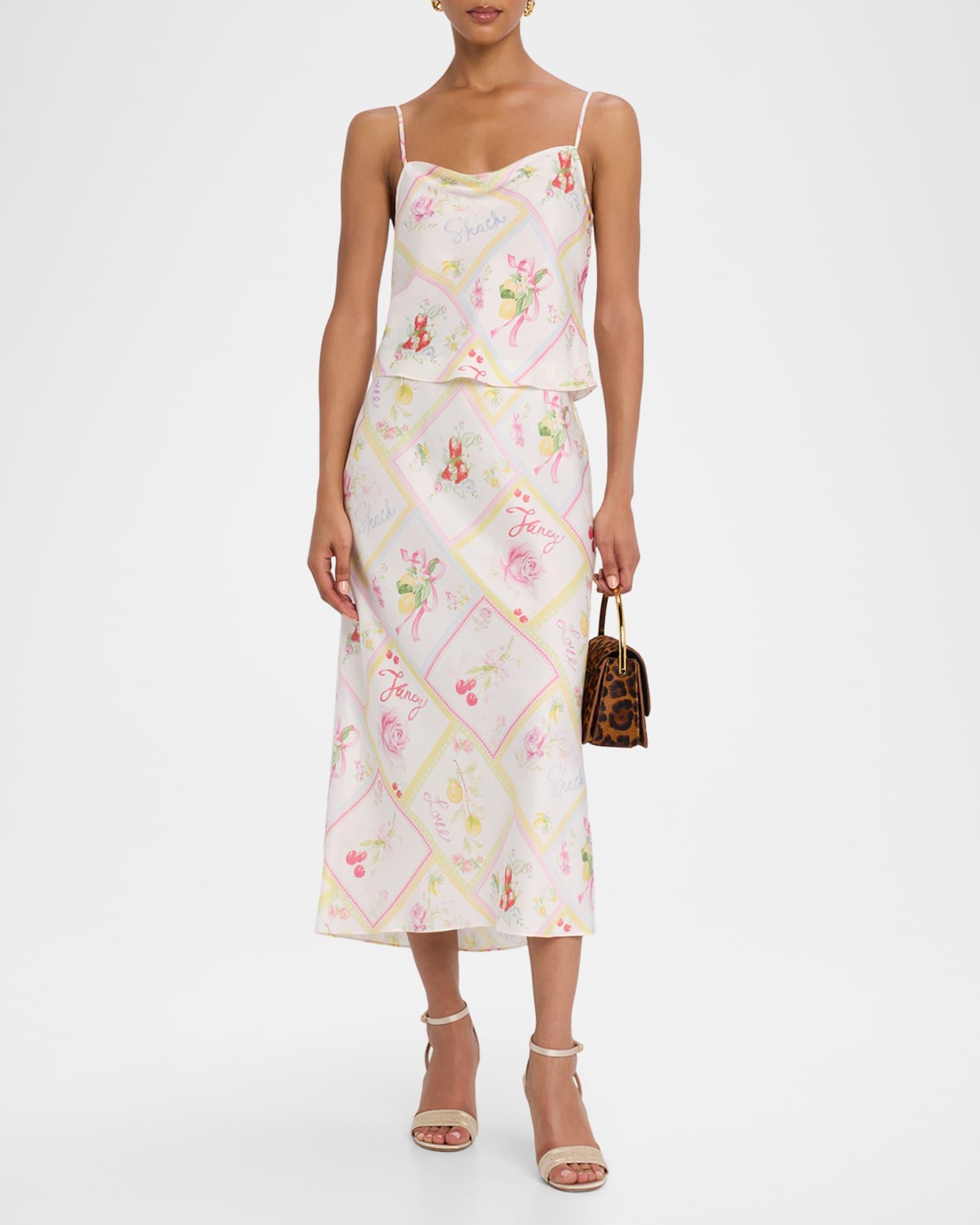 Cabi Silky Fruit Print Top Product Image