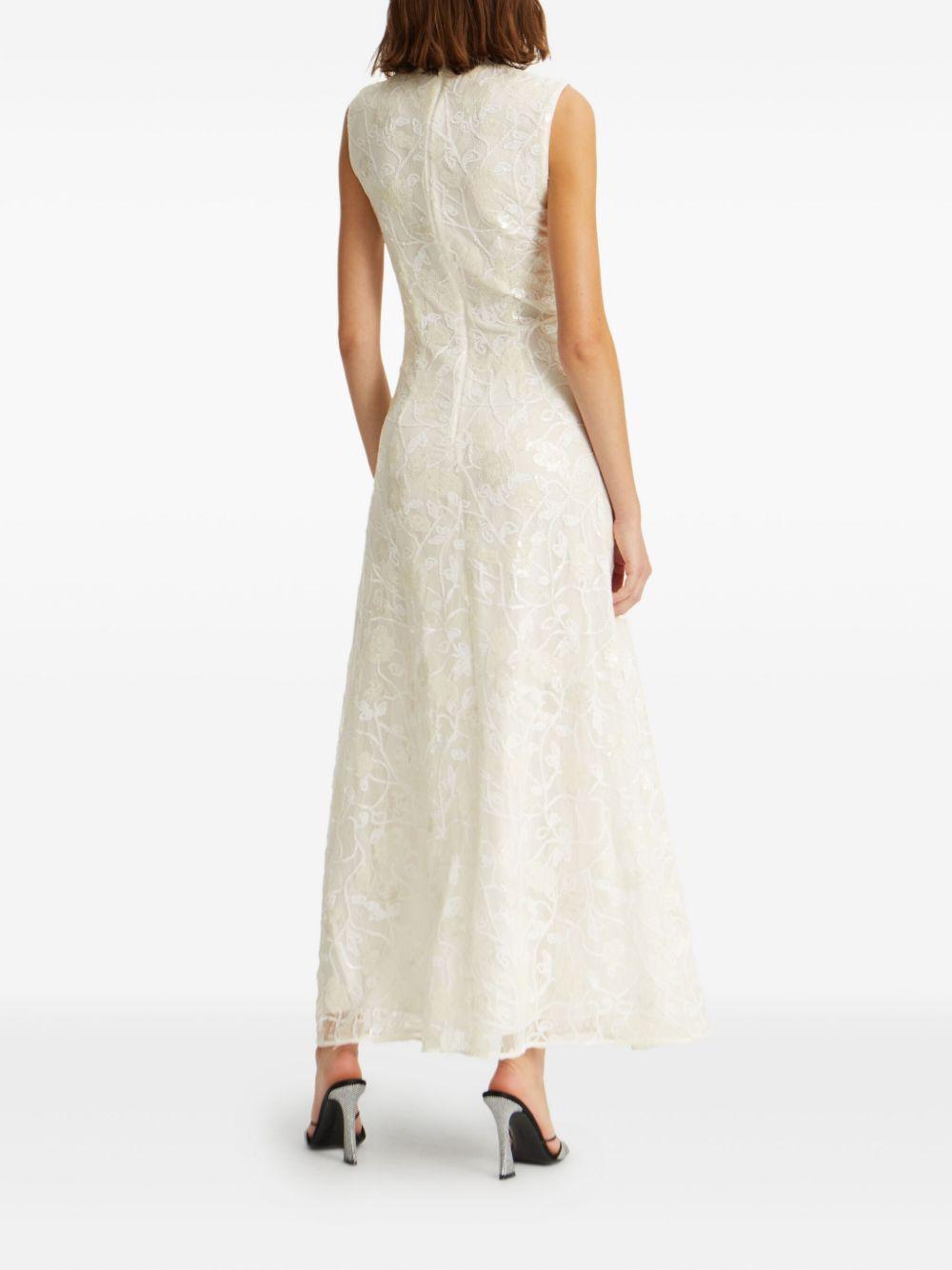 sequin-lace maxi dress Product Image