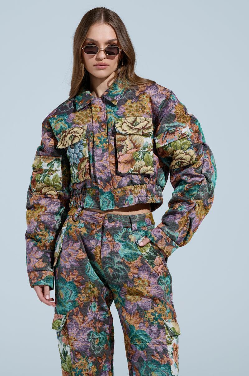 LOGAN SQUARE JACQUARD BOMBER Product Image