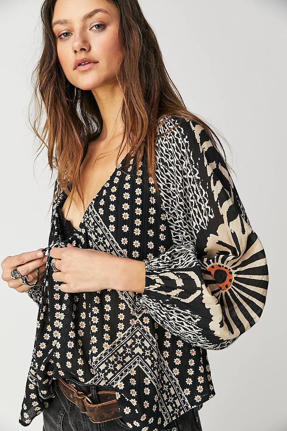 Free People Elena Printed Top Product Image