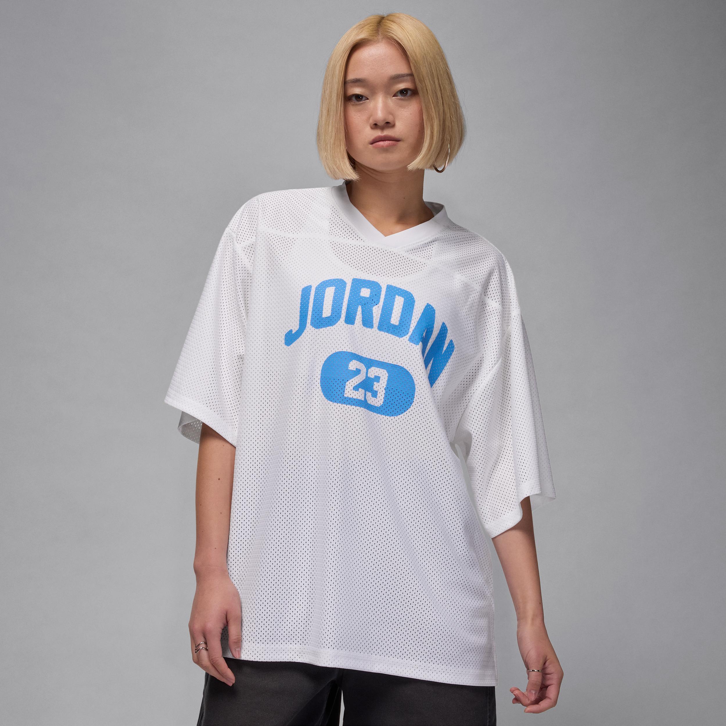 Womens Jordan Brooklyn Mesh Jersey | HQ9222-100 Product Image