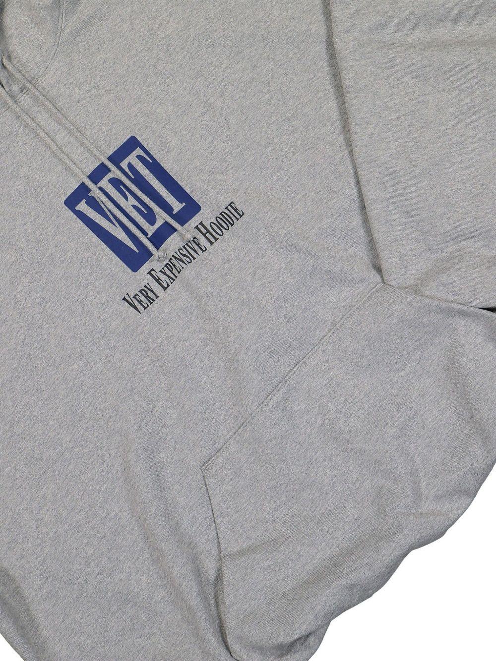 logo-print boxy hoodie Product Image