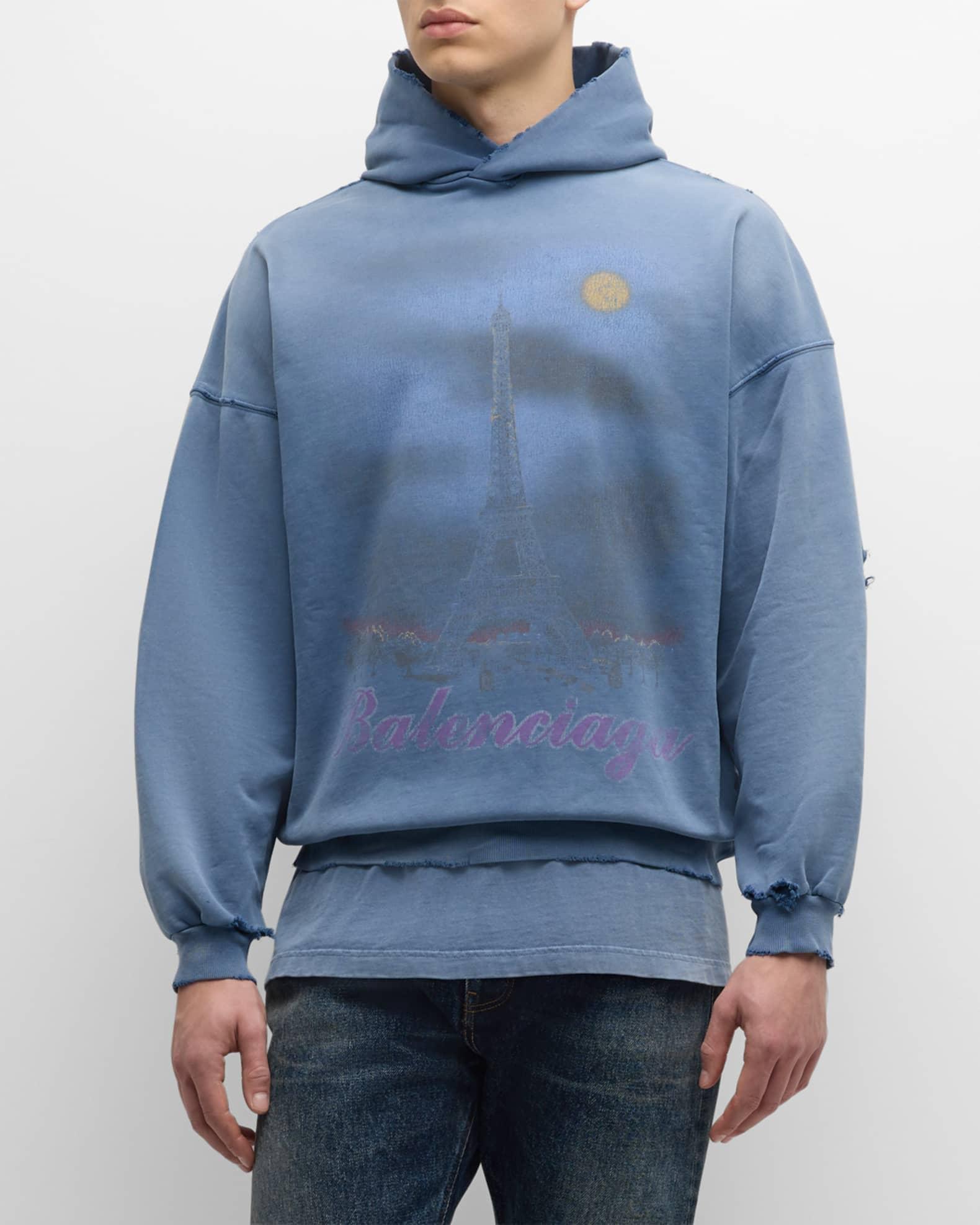 Men's Paris Moon Faded Hoodie Product Image