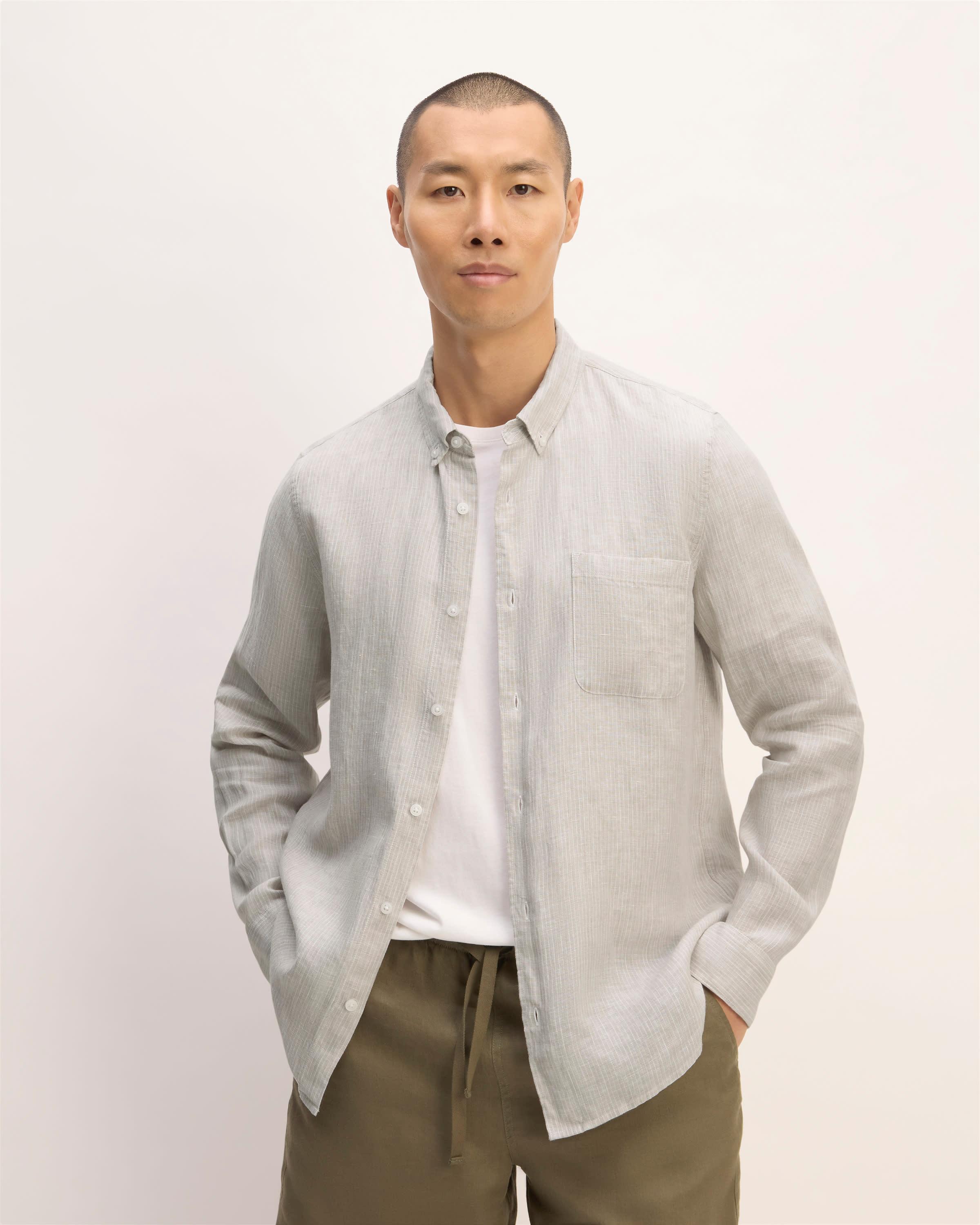 The Classic Shirt in Linen Product Image