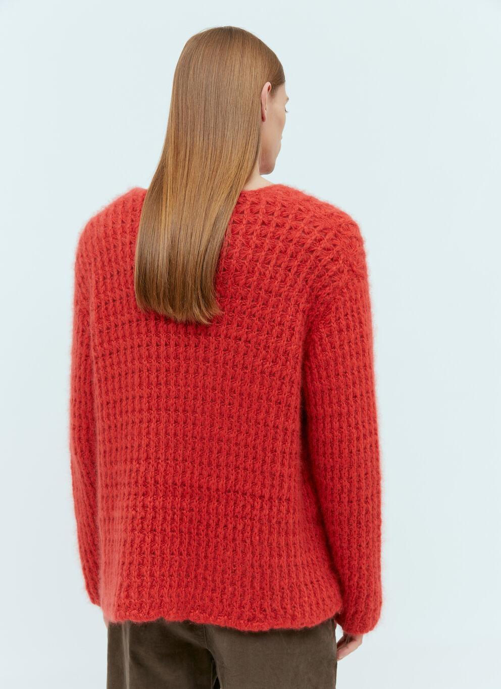 THE ROW Olen Cashmere Sweater In Red Product Image