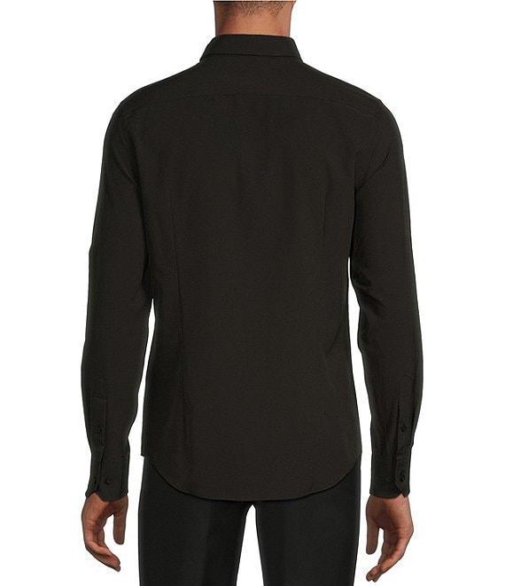 Murano Slim Fit Performance Stretch Solid Long Sleeve Woven Shirt Product Image