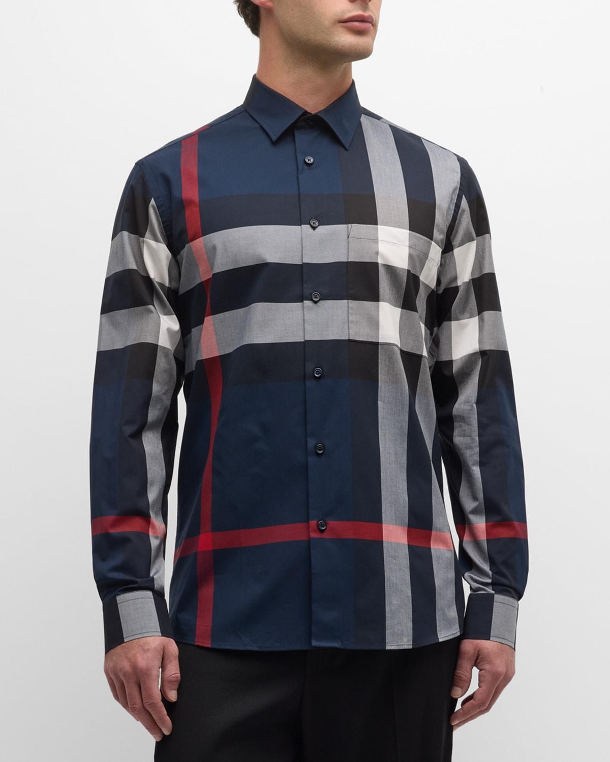 Men's Summerton Check Button-Down Shirt Product Image