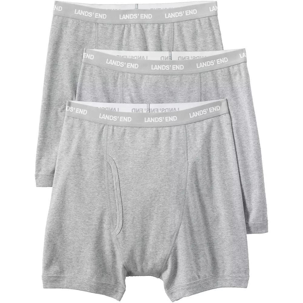 Men's Lands' End 3-pack Knit Boxer Briefs,  Product Image