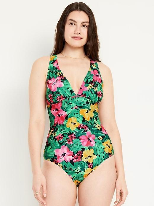 Tie-Back One-Piece Swimsuit Product Image