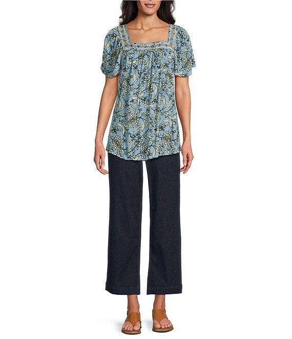 Intro Petite Size Mae Relaxed Pull-On Crop Pants Product Image