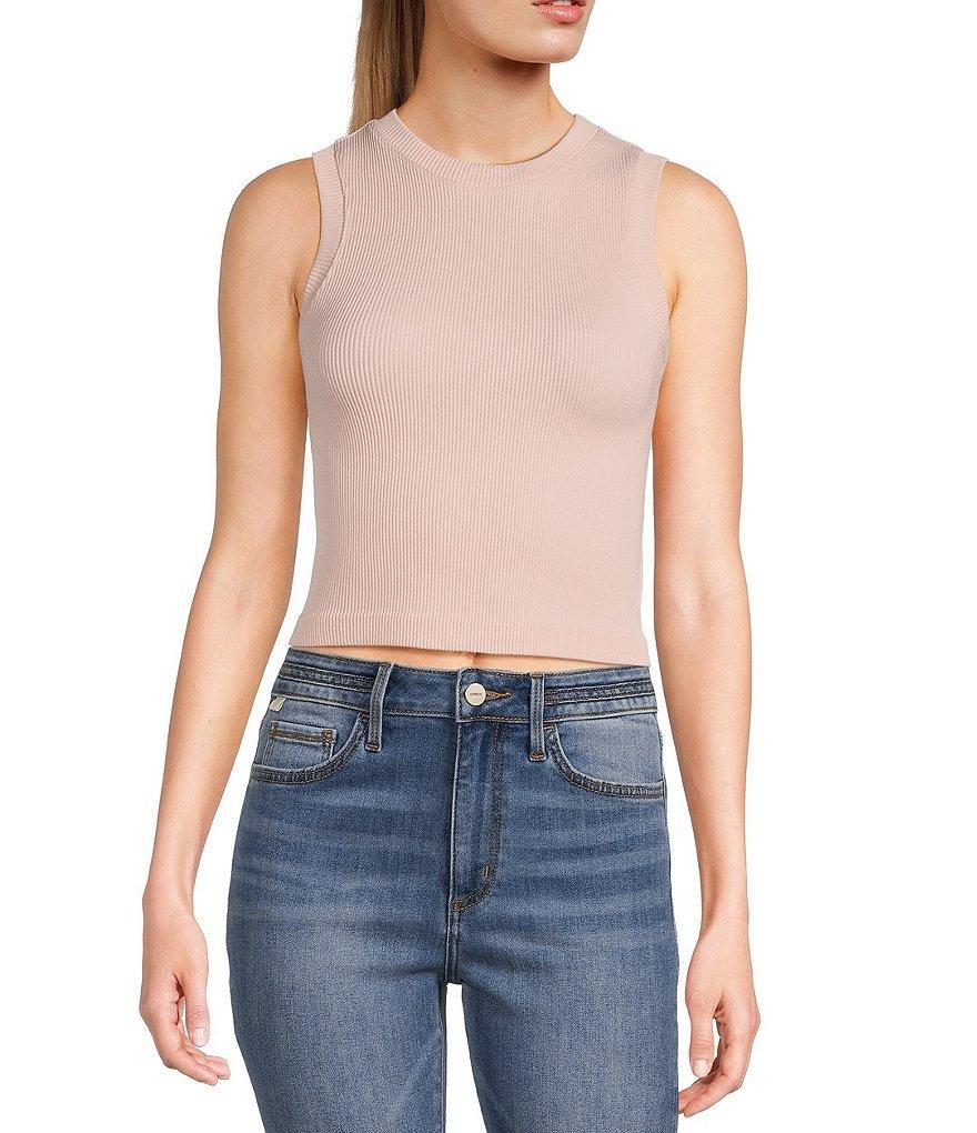 Moa Moa Seamless Rib Tank Top Product Image