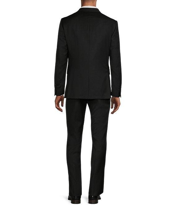 Hickey Freeman Modern Fit Flat Front Solid Pattern 2-Piece Suit Product Image
