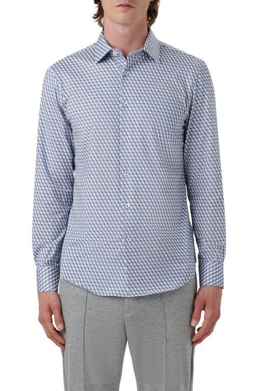 Mens James Ooohcotton Abstract-Print Sport Shirt Product Image