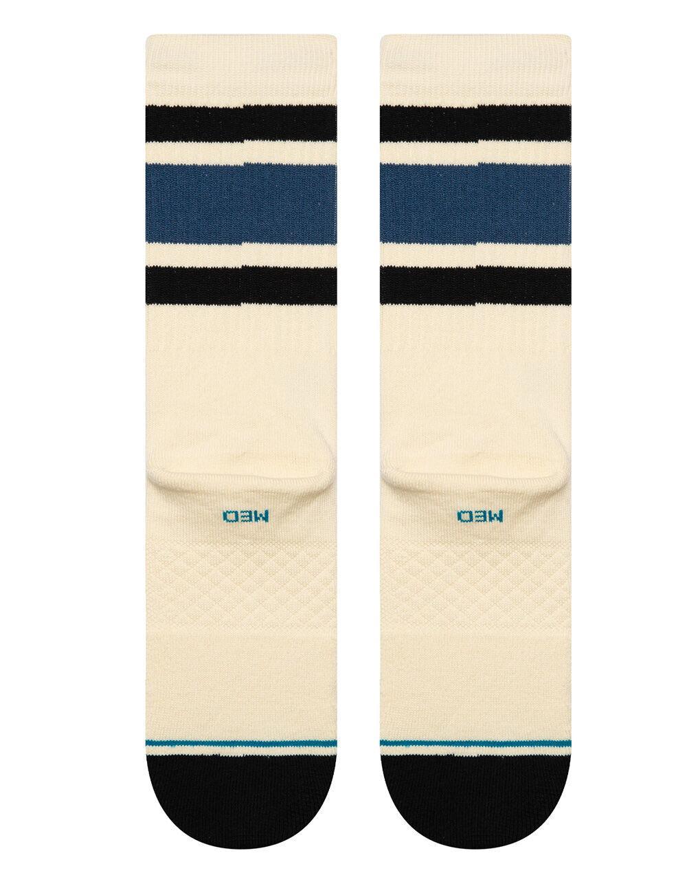 STANCE Boyd Mens Crew Socks - WHT/BLUE Product Image