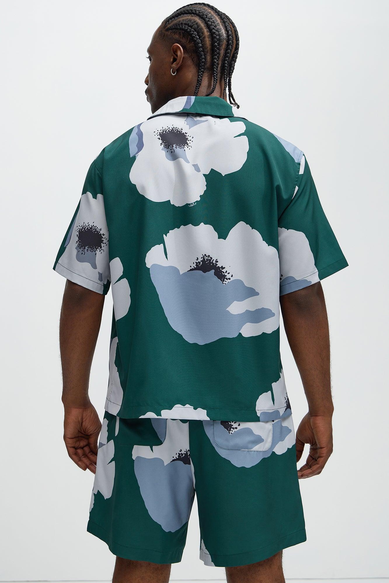 Carmen Floral Shirt - Green/combo Product Image