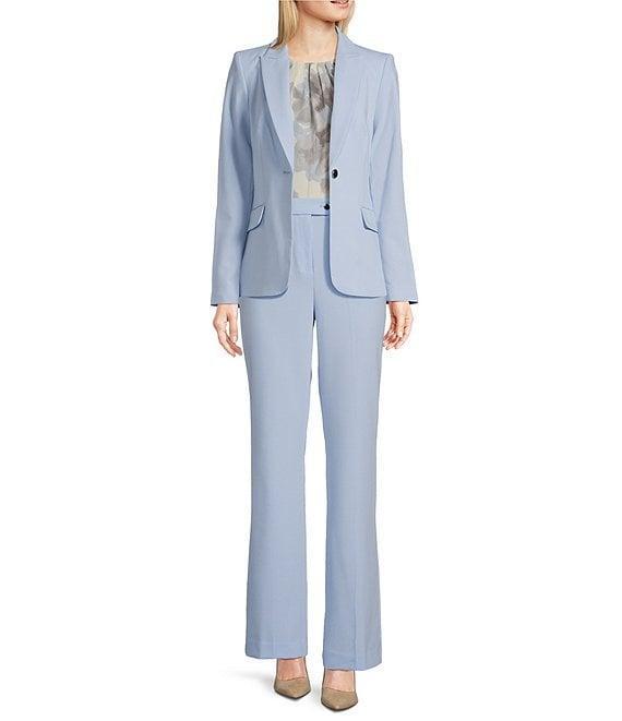 Calvin Klein Lux Notch Lapel One-Button Blazer Product Image