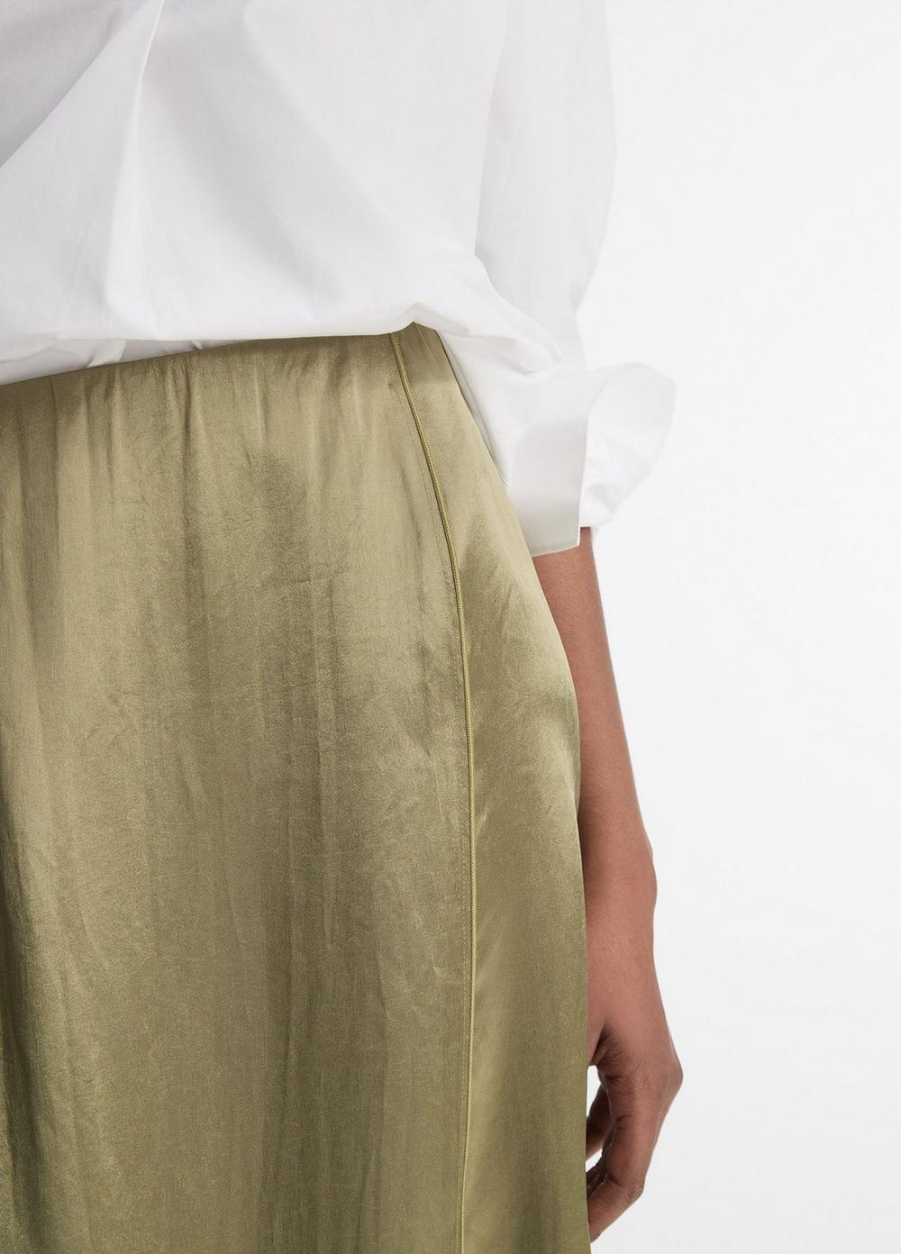 Zip Straight Skirt Product Image