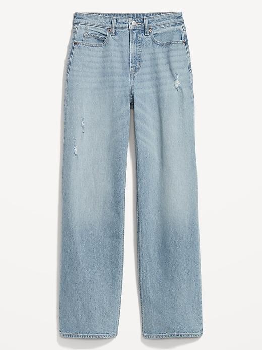 Curvy Extra High-Waisted Wide-Leg Jeans Product Image