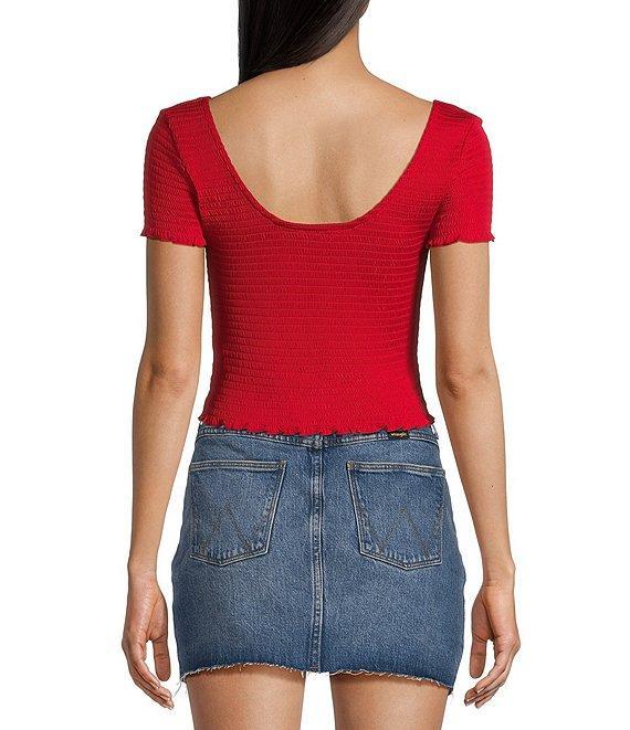 Evolutionary Short Sleeve Solid Smock T-Shirt Product Image